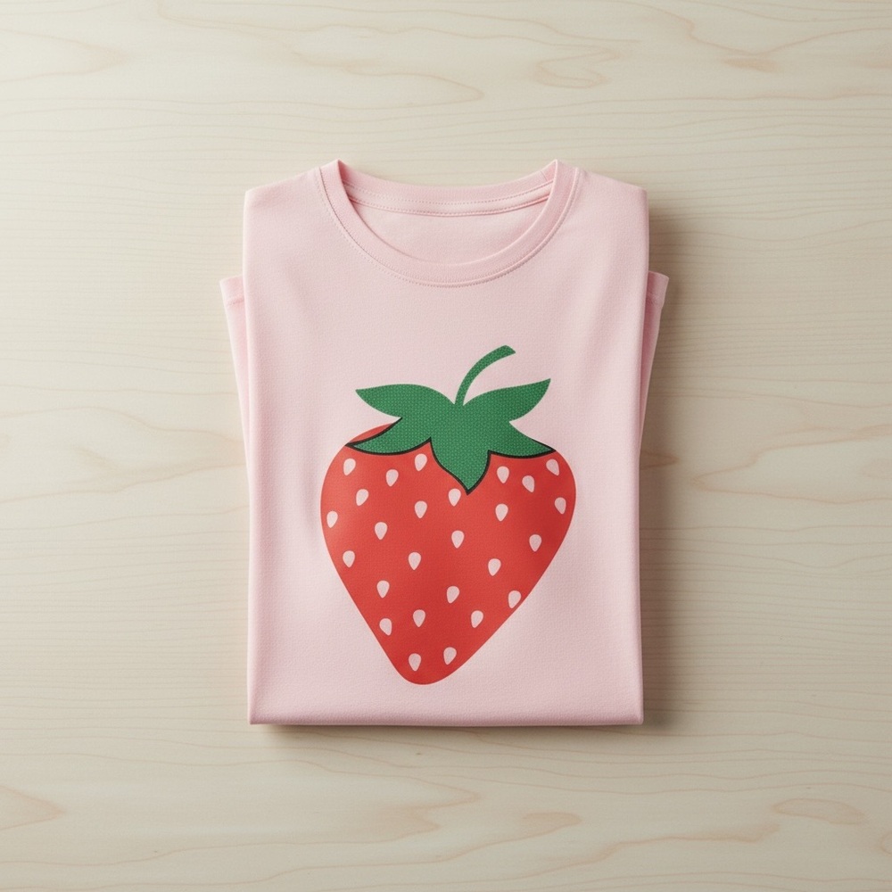 Glittery Strawberry Shirt - Picture 4 of 5